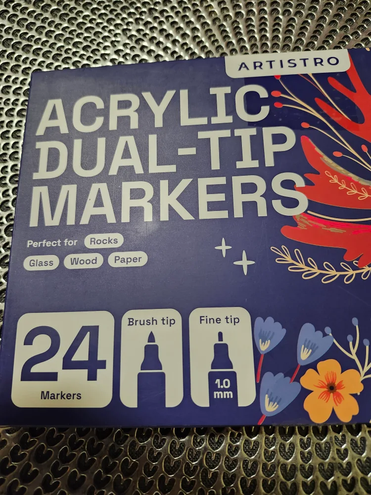Artistro Acrylic Dual-Tip Markers 24 pack #FreeCycle image indicator(3)