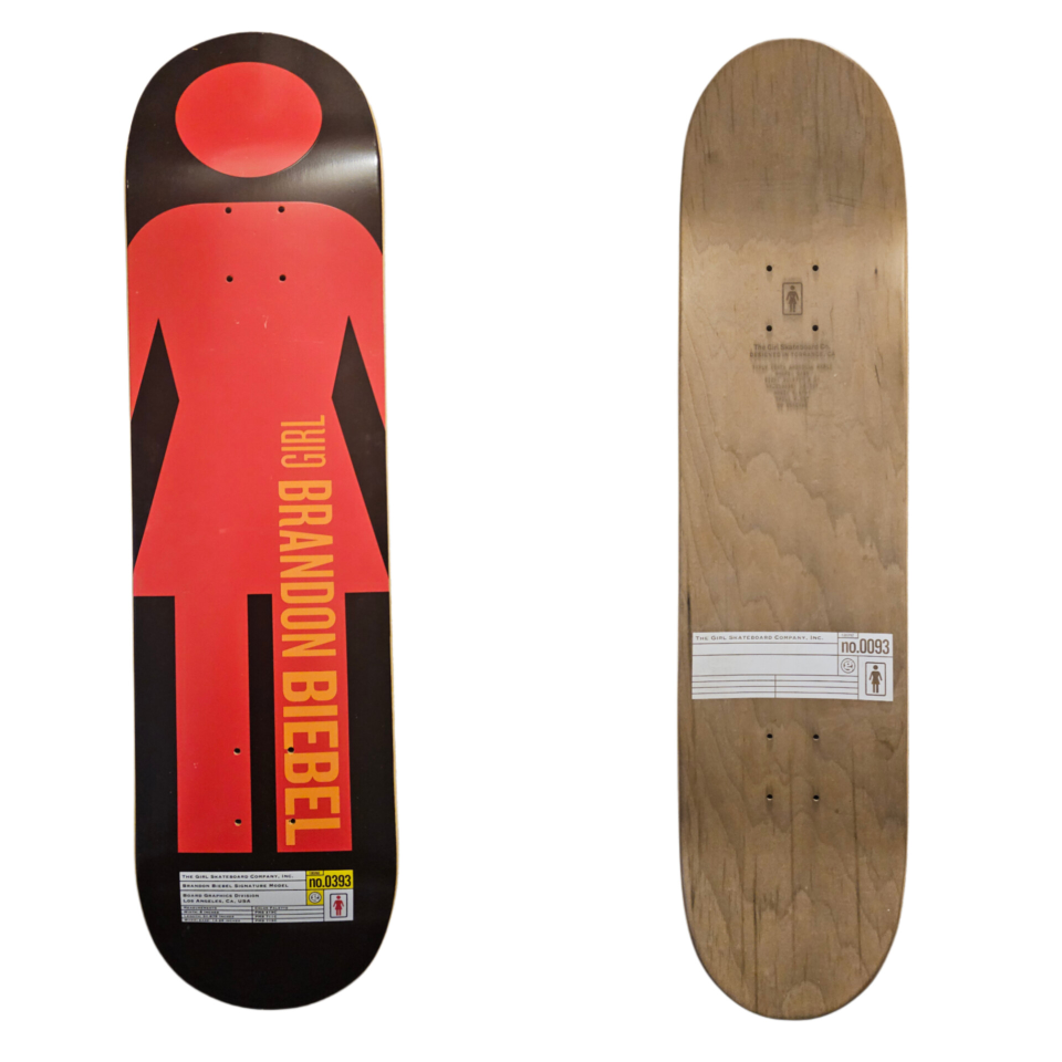 Brandon Biebel Pro Skateboard Deck (Girl)