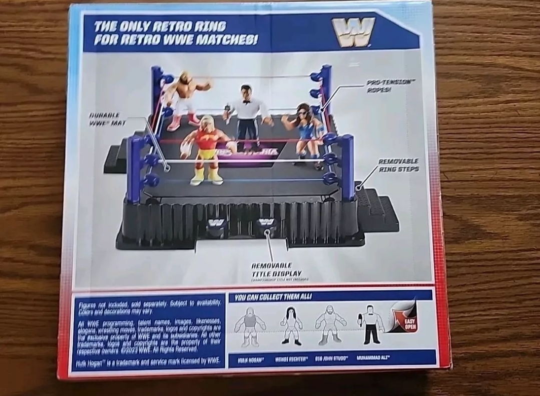 Mattel Creations WWE WWF WRESTLEMANIA OFFICIAL RETRO RING 2024 - photo 2