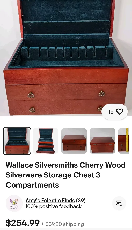 Wooden Silverware Storage image indicator(9)