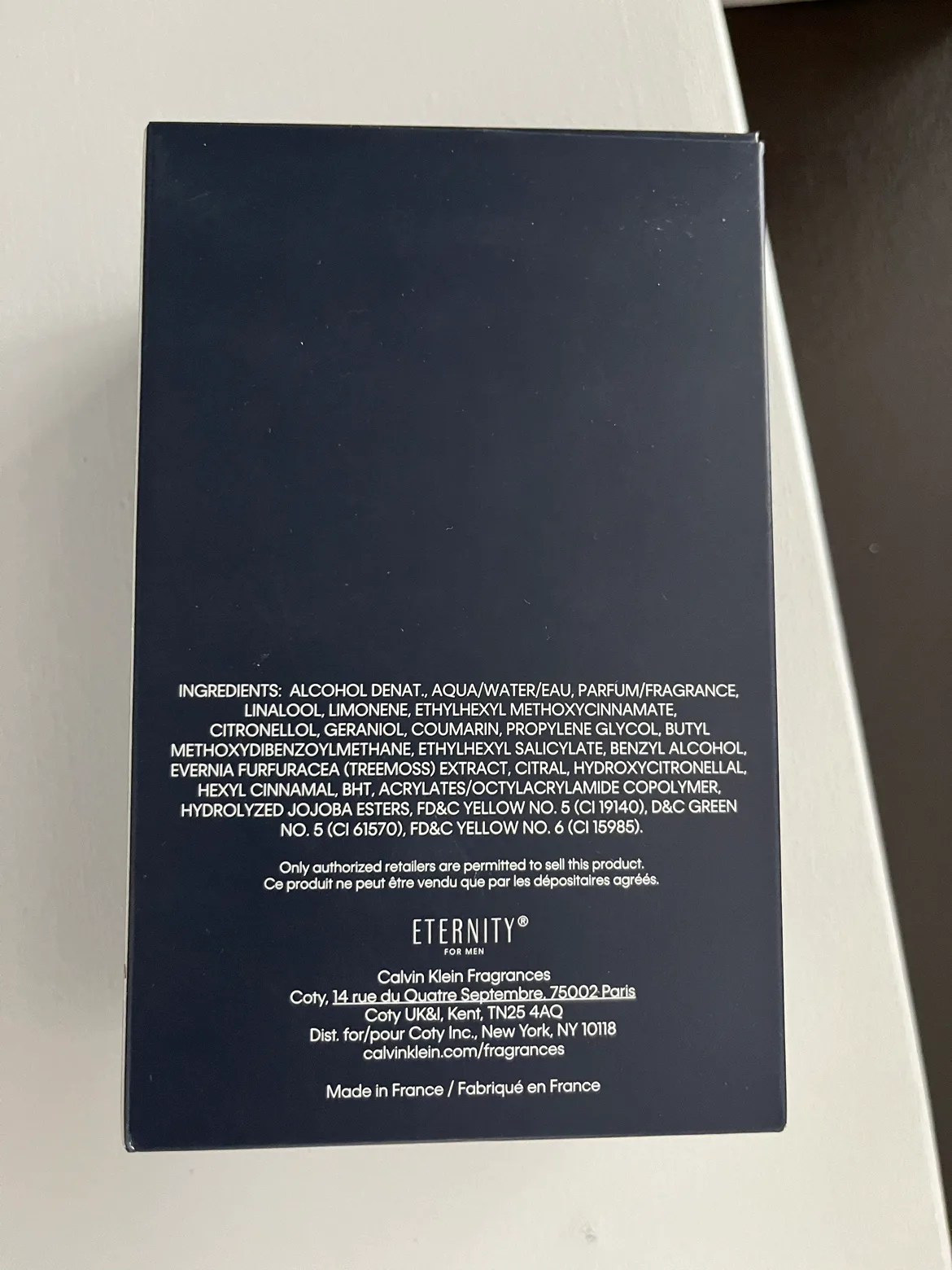 200 ml Eternity for men - CK. New in box image indicator(3)