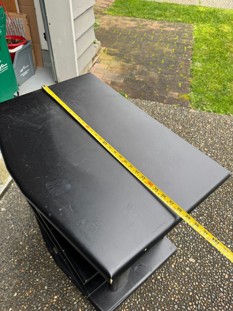 Black TV Stand - photo 3