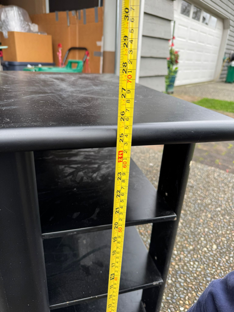Black TV Stand - photo 4