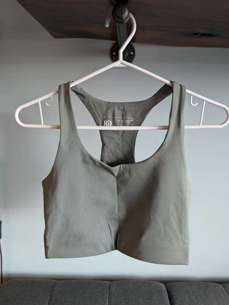 Tentree Longline Bra, Agave Green