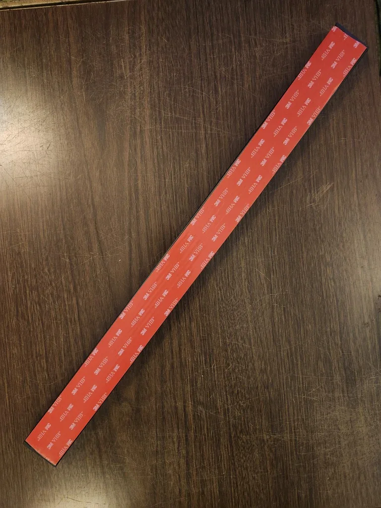 Black self adhesive magnetic knife storage strip image indicator(2)