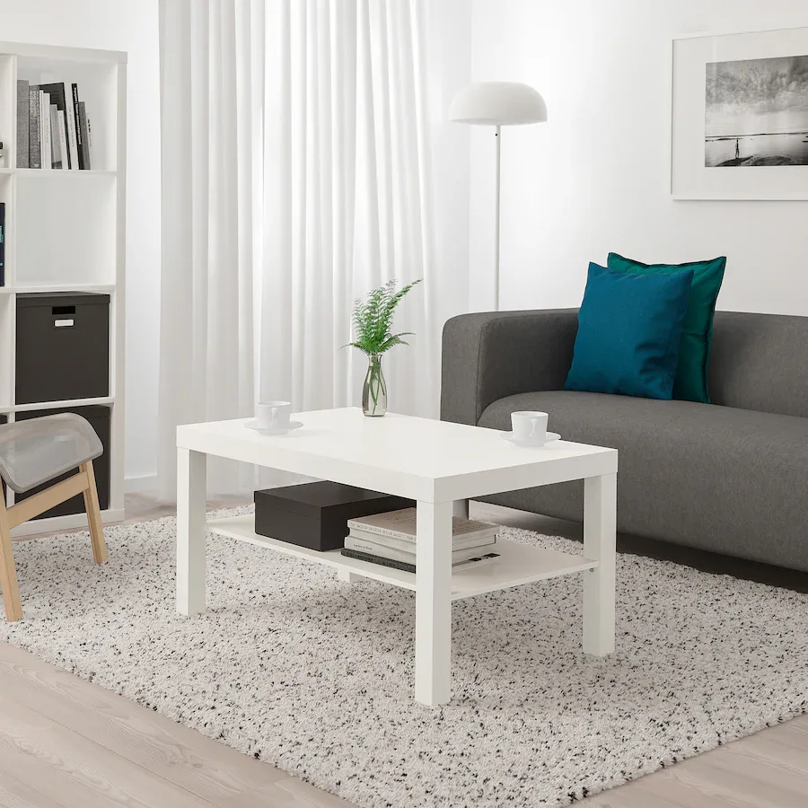 White Ikea Lack Coffee Table thumbnail
