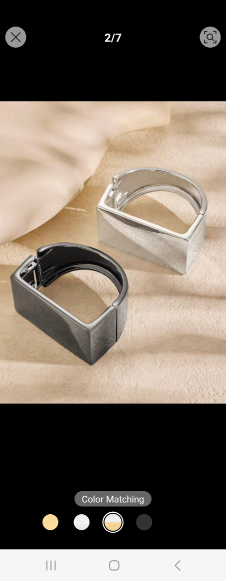 Geometric Open Cuff Bracelet - photo 3