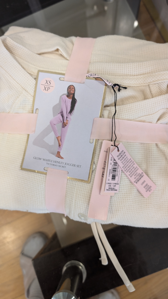 Victoria's Secret Glow Waffle Henley Jogger Set - XS - photo 2