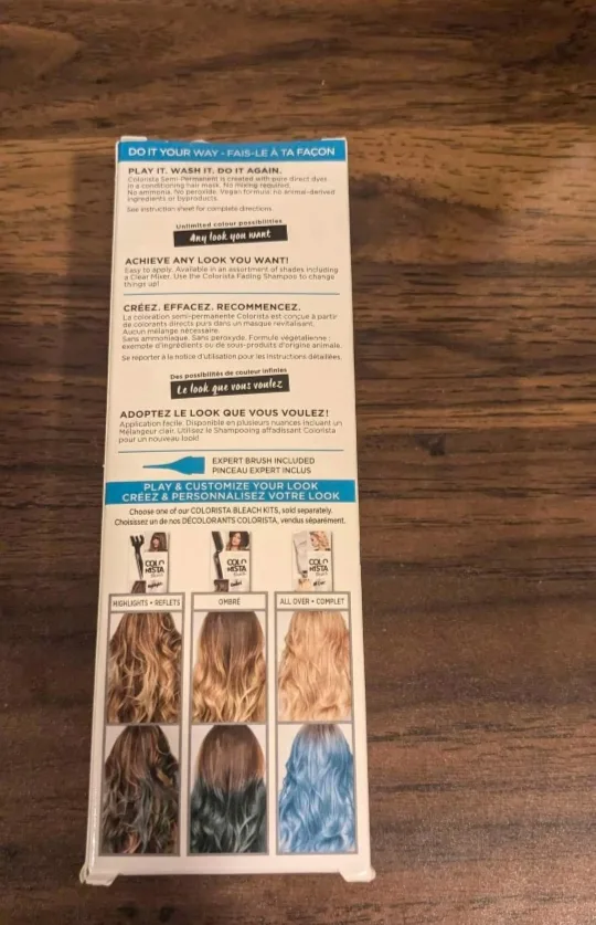 Pack of 2 Colorista Semi-Permanent Hair Colour - Turquoise #650 image indicator(3)