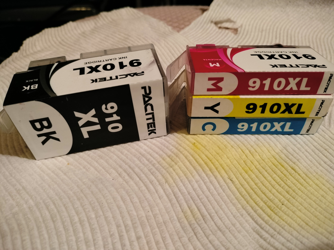 Pacitek 910XL Ink Cartridges - Black, Cyan, Magenta, Yellow - photo 2