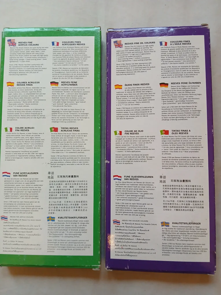 🆕️Reeves Acrylic & Oil Paint Set available. Giftable! $35 Firm. image indicator(2)