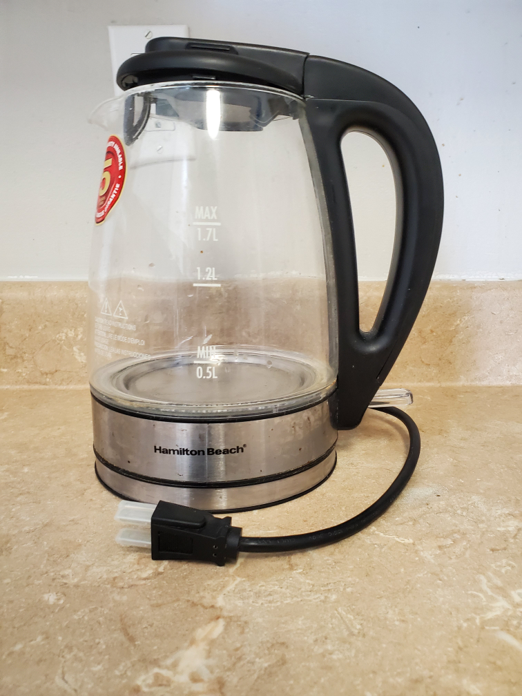 MOVING SALE - Hamilton Beach Electric Glass Kettle