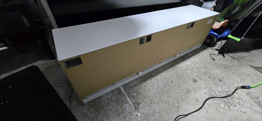 IKEA White TV Stand with Drawers BRIMNES - photo 3