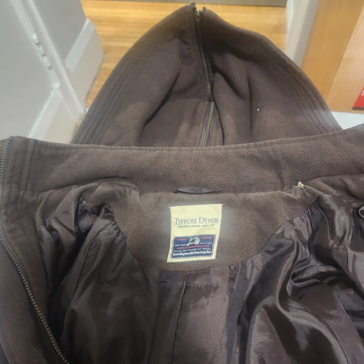 Tiffosi Denim Brown Hooded Jacket image indicator(4)