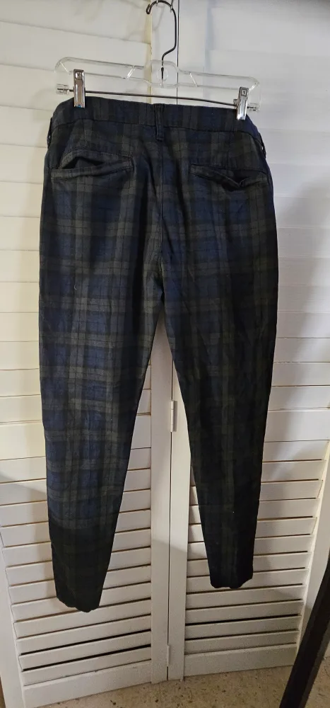 Topman Skinny Plaid Pants image indicator(5)