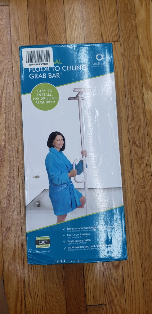 Able Life Universal Floor to Ceiling Grab Bar