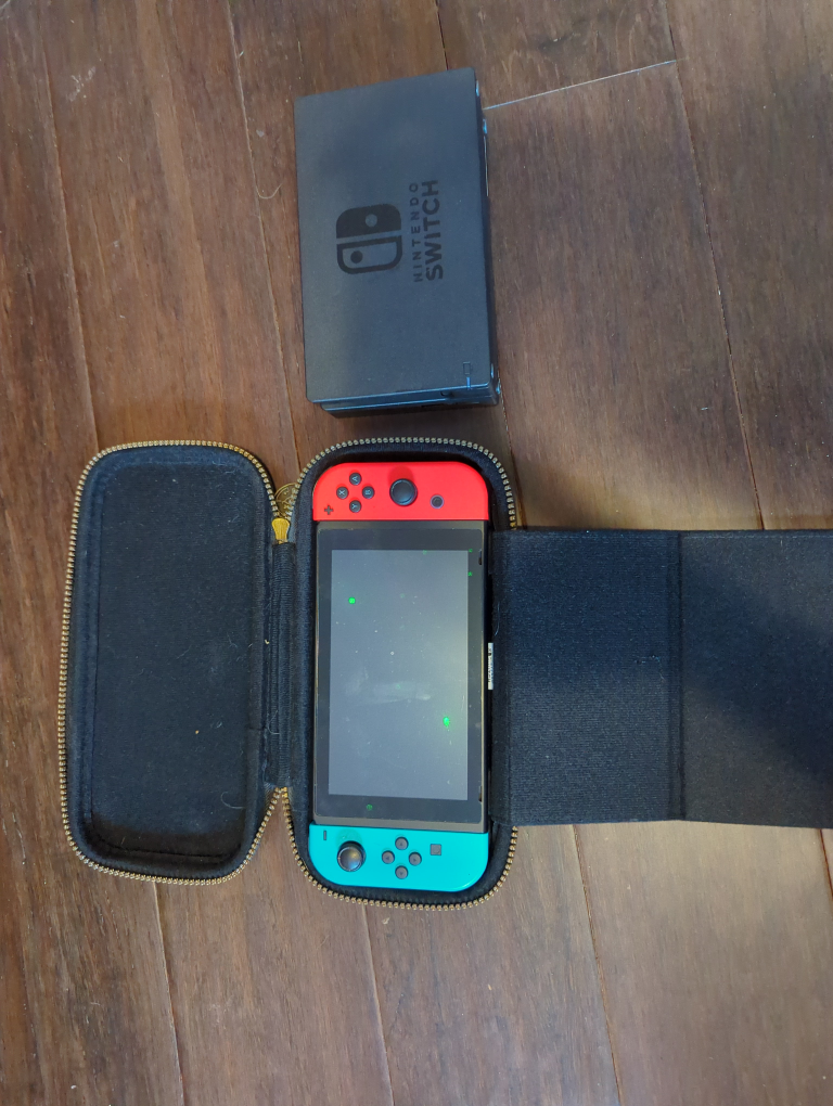 Nintendo Switch Console with Zelda Case