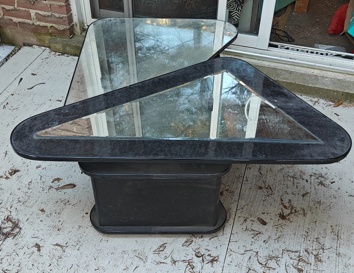 Unique Glass Top Coffee Table - photo 3