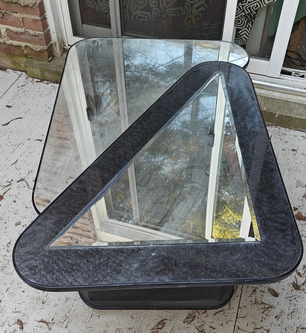 Unique Glass Top Coffee Table - photo 4