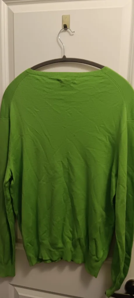 Polo Ralph Lauren Green V-Neck Sweater image indicator(2)