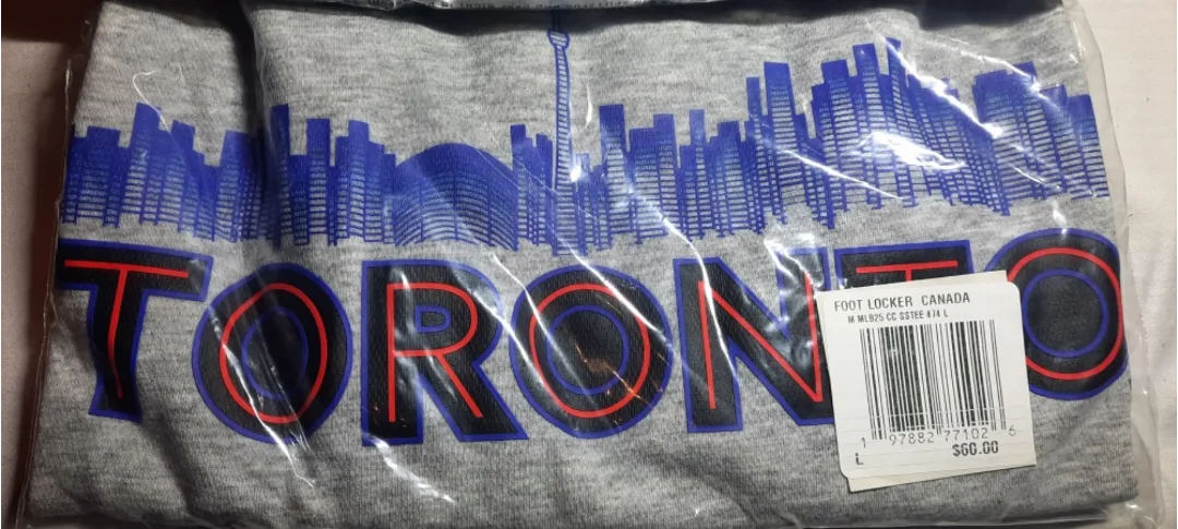 Brand New sealed Toronto Blue Jays City Connect Gray T-Shirt image indicator(2)