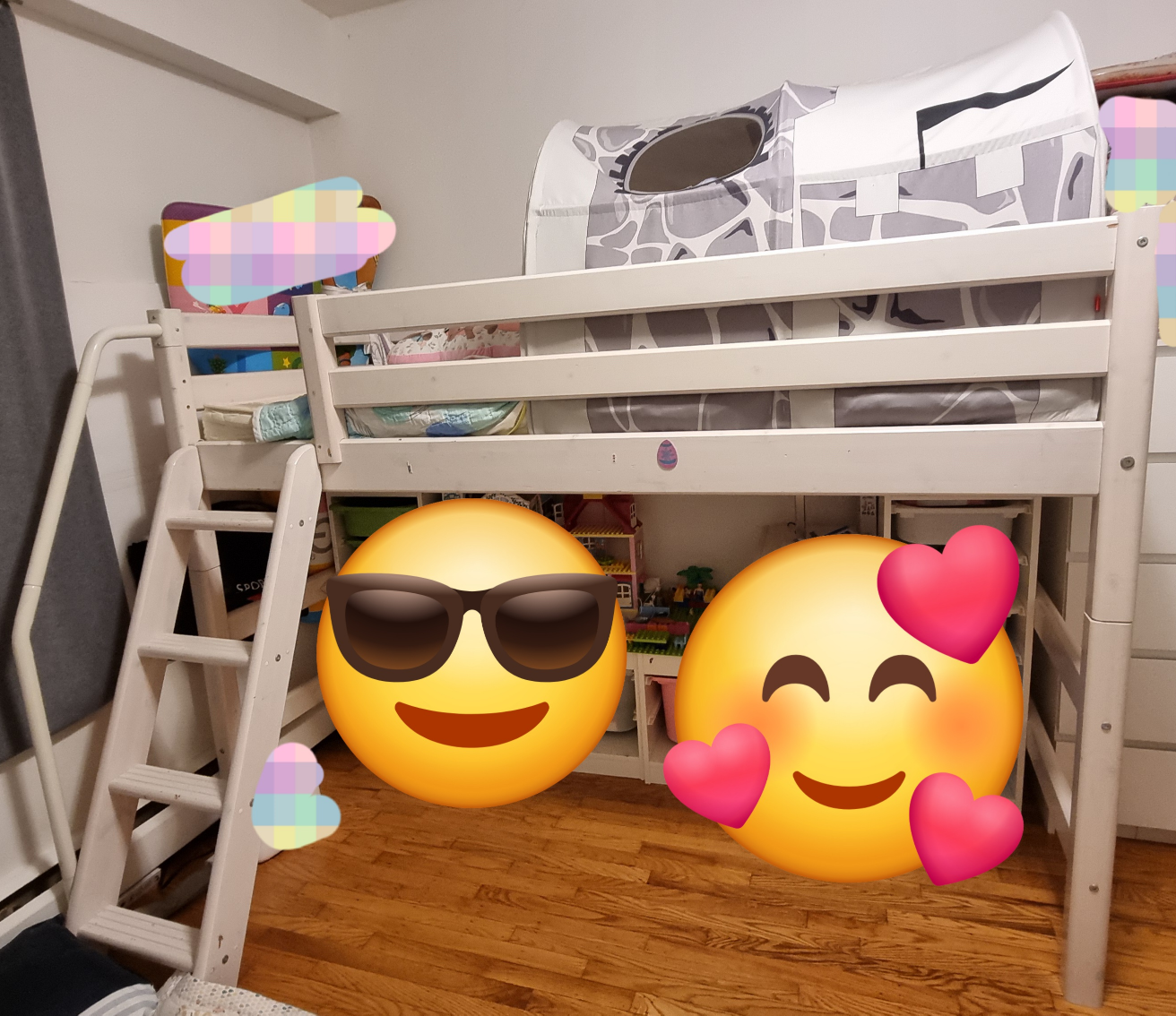 Wood Loft Bed - Kids