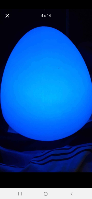 Colour Changing Egg Lamp - photo 2