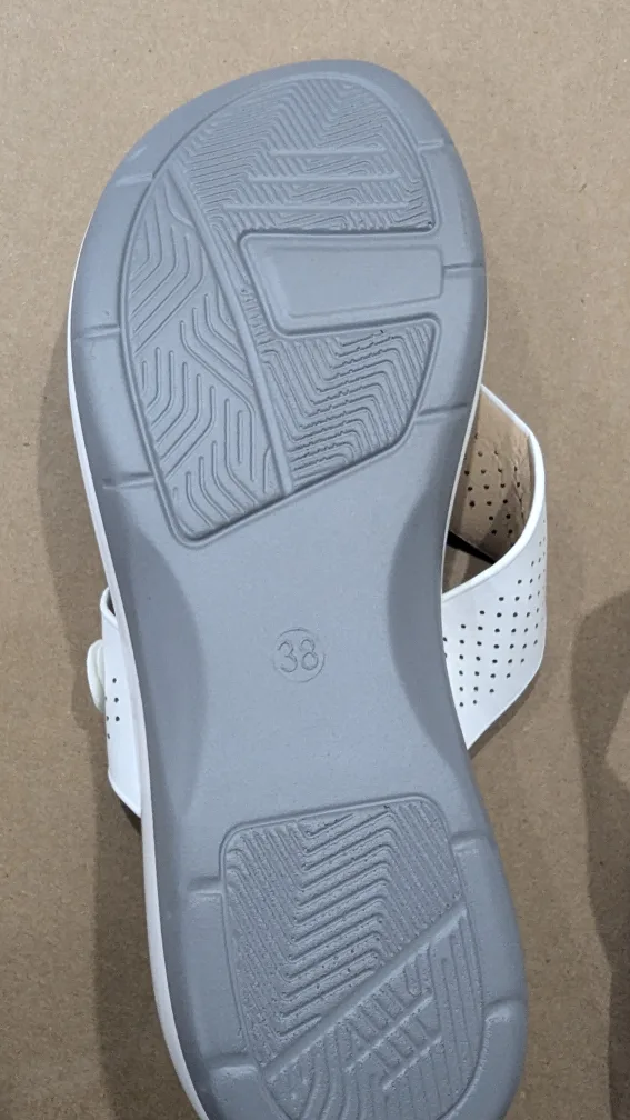 White Platform Sandals Size 38 #ThriftyPicks image indicator(2)