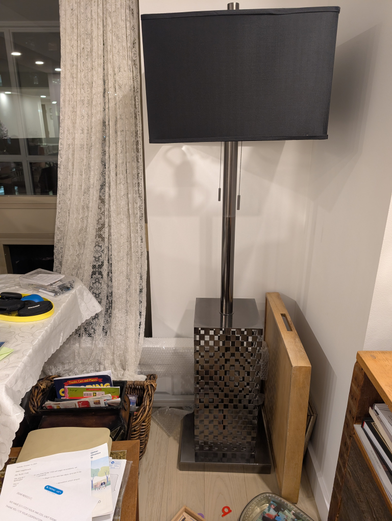 black designer Floor Lamp