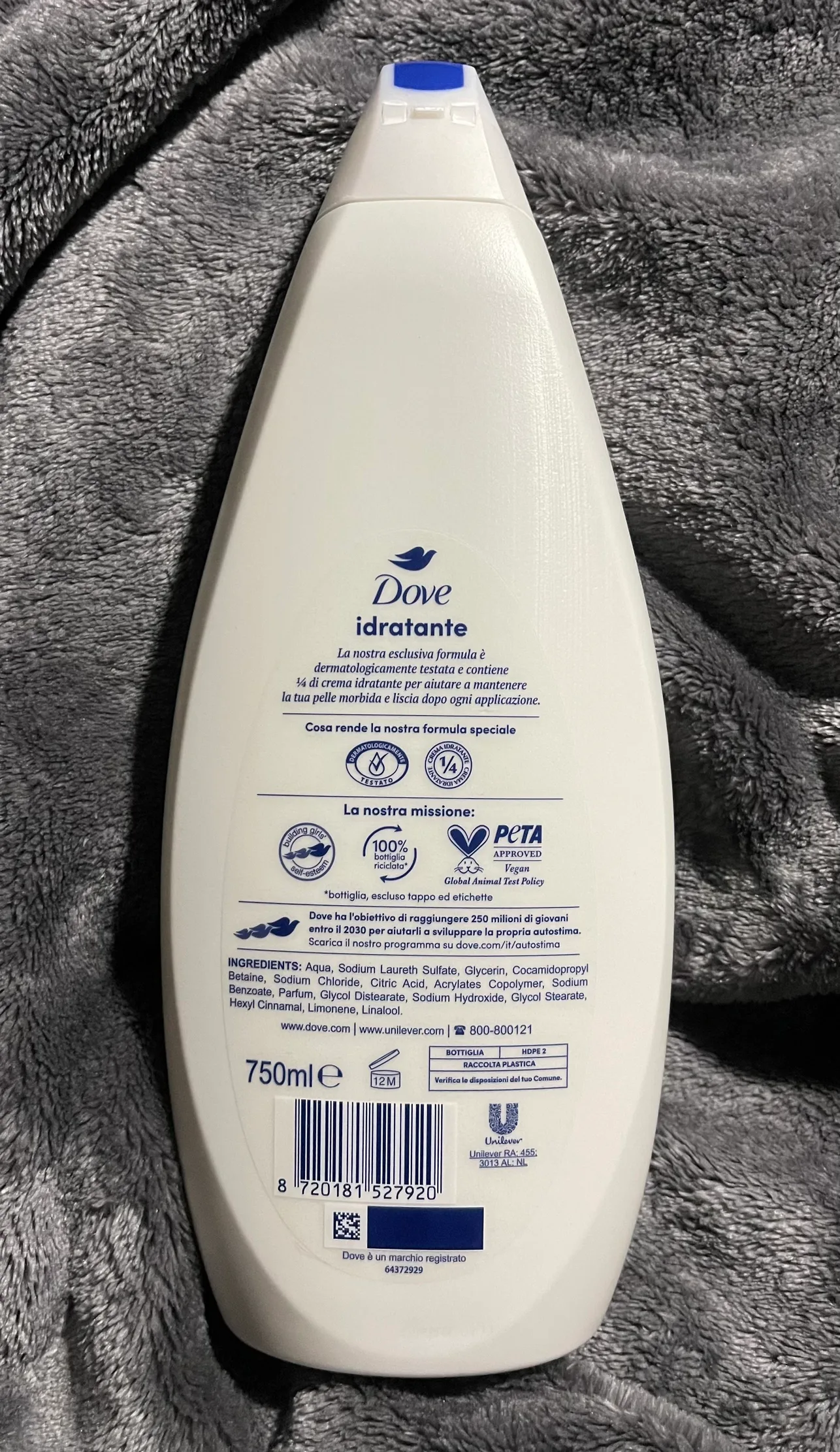 Dove Body Wash Deeply Nourishing 750 ml image indicator(2)