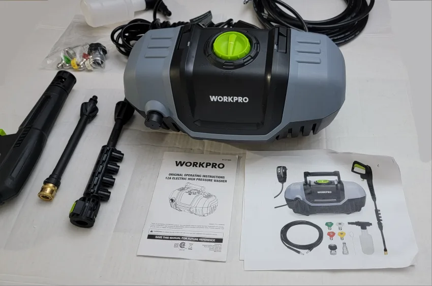 WORKPRO Pressure Washer, 1900 PSI Max 1.8 GPM Max Electric image indicator(9)