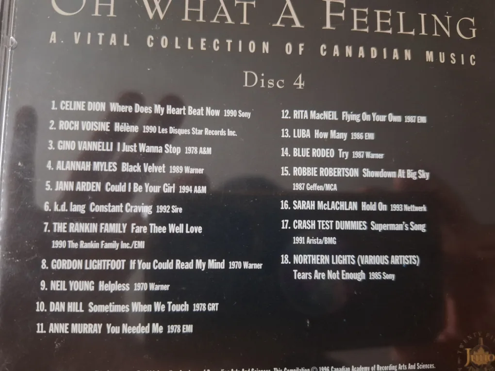 Juno Awards: A Vital Collection of Canadian Music (4-CD Set) image indicator(5)