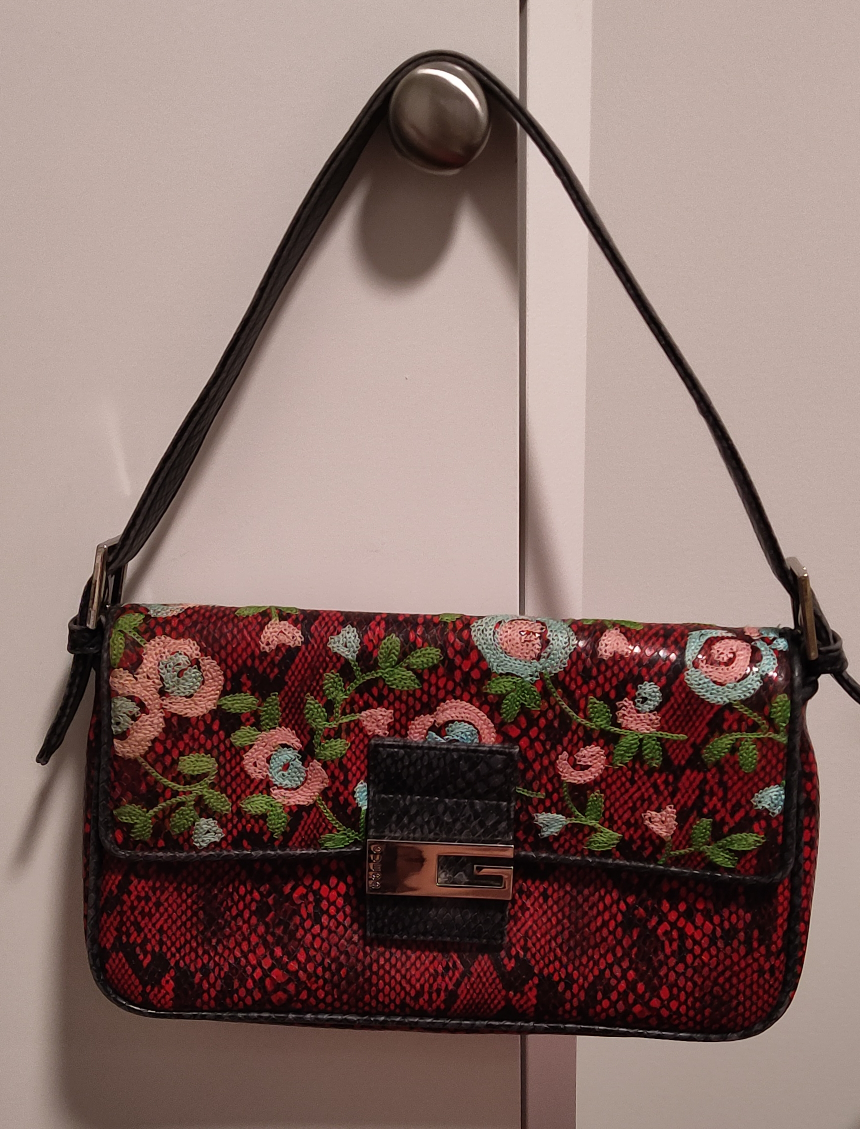 Guess Floral Embroidered Bag!