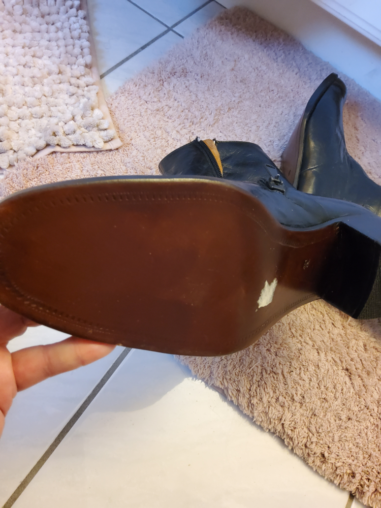 Black Leather high cut men's shoes - photo 3