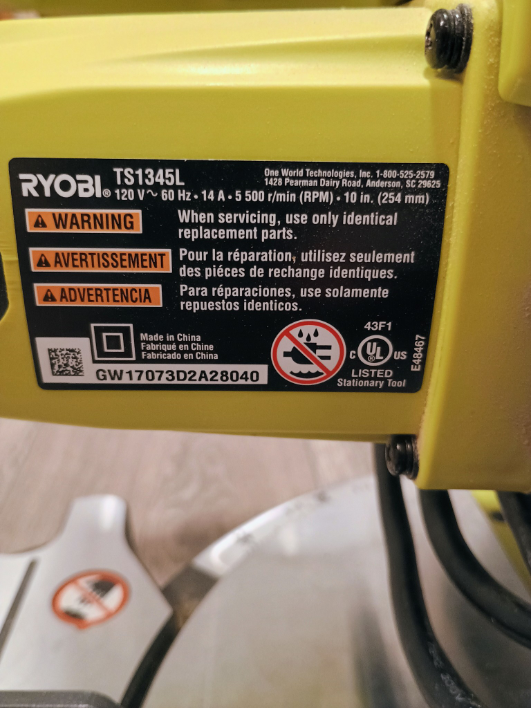 RYOBI 14-Amp 10-Inch Compound Mitre Saw with LED - photo 4