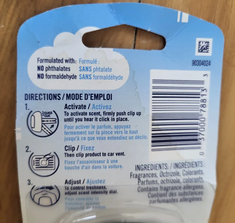 Febreeze Car Air Freshener - Platinum Ice image indicator(3)