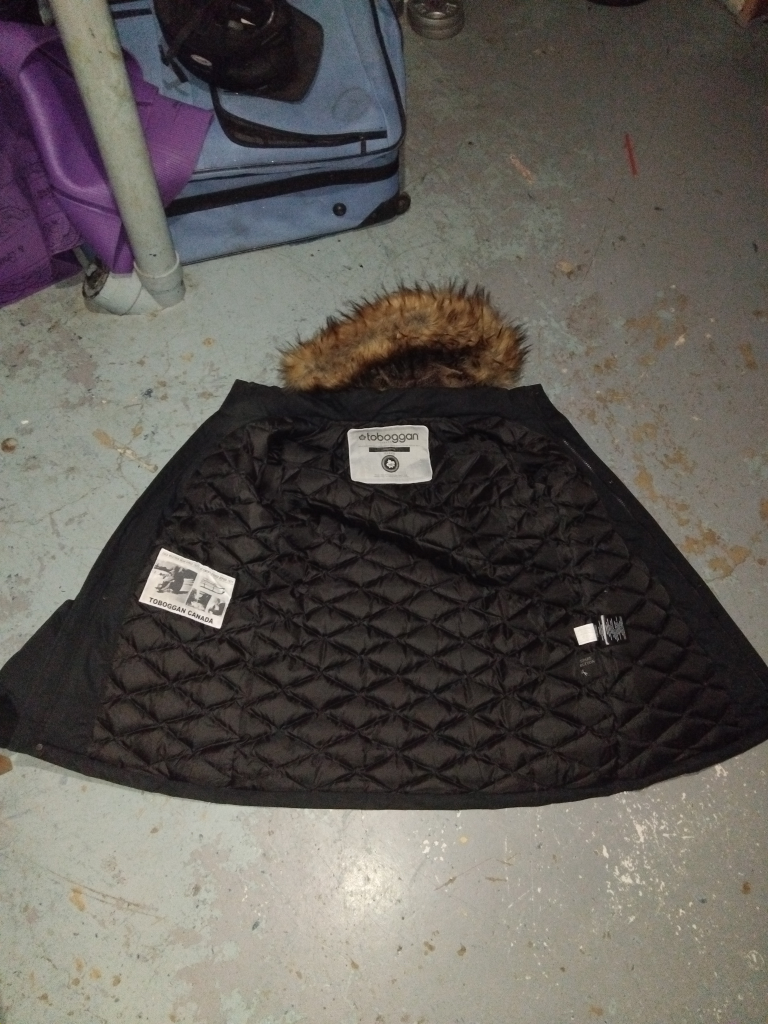 Toboggan Winter Jacket with Faux Fur Hood - photo 2