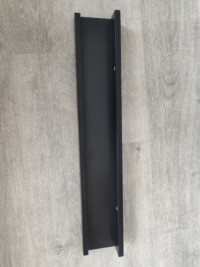 IKEA RIBBA Black Wall Shelf - photo 3