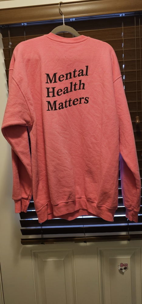 Pink Mental Health Matters Crewneck - photo 2