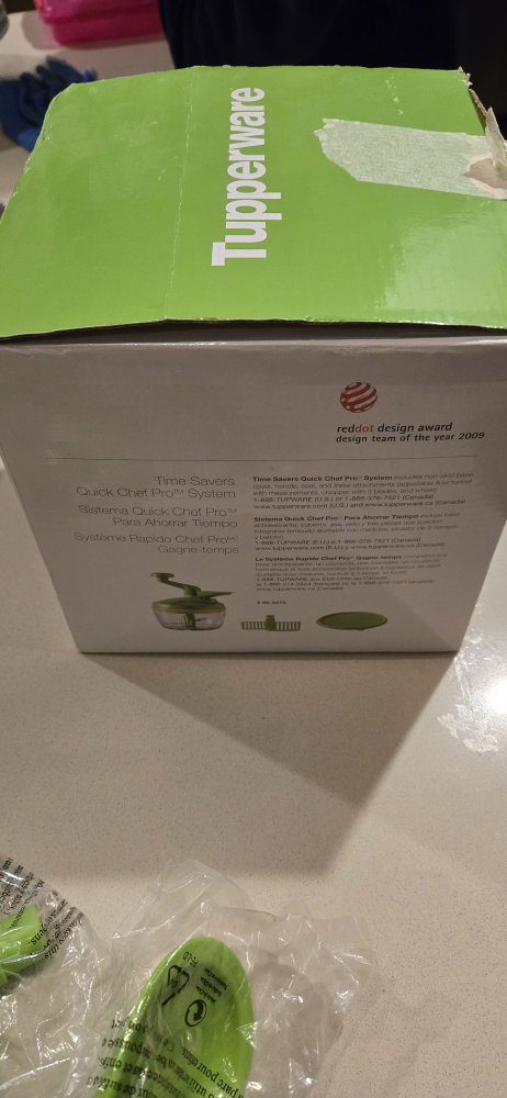 Tupperware Quick Chef Pro Food Chopper - photo 5