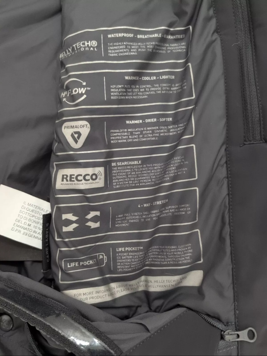 Helly Hansen Icon 5.0 - Mens Black Ski Jacket - photo 5