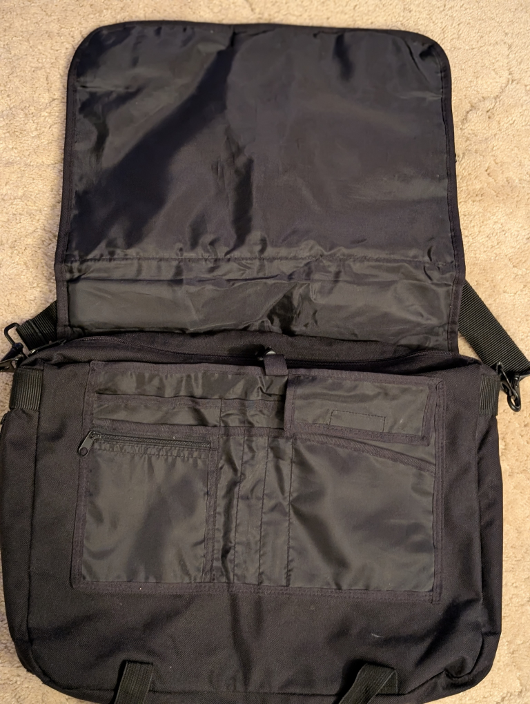 Black Messenger Bag