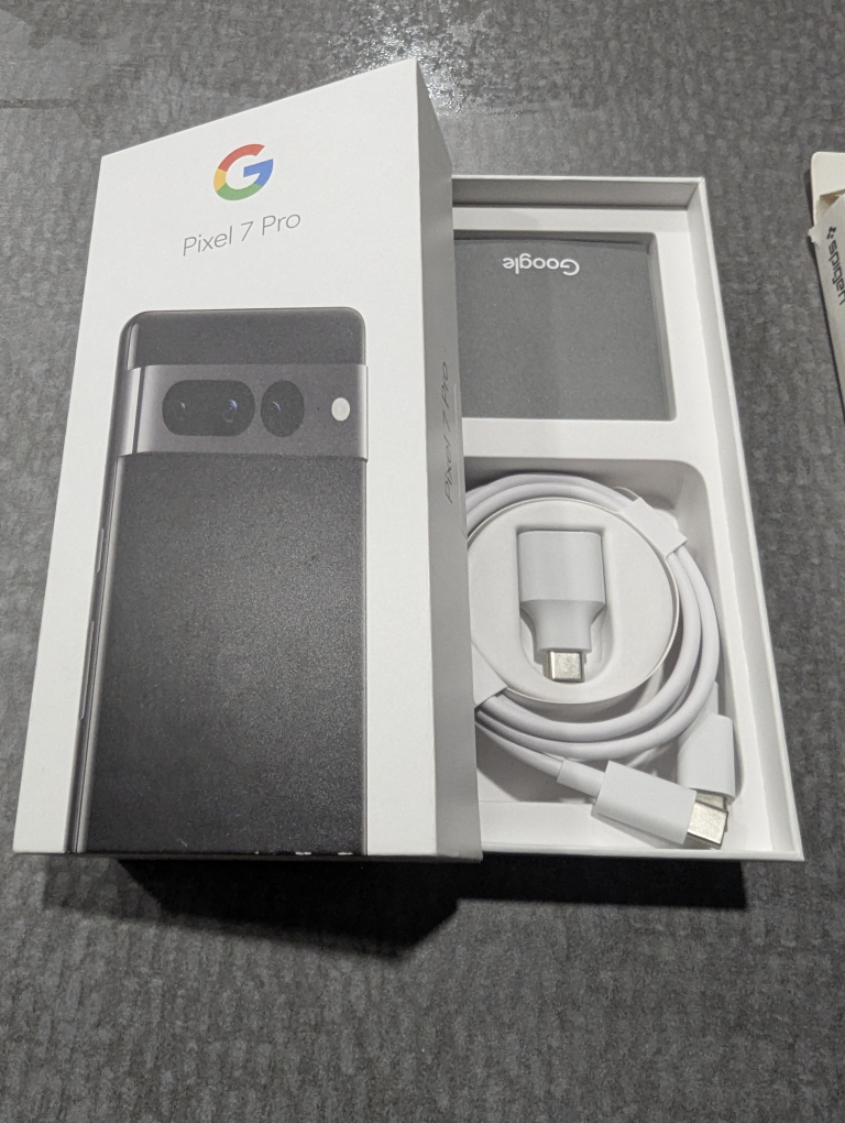 Google Pixel 7 Pro with Original Box & Accessories - photo 4