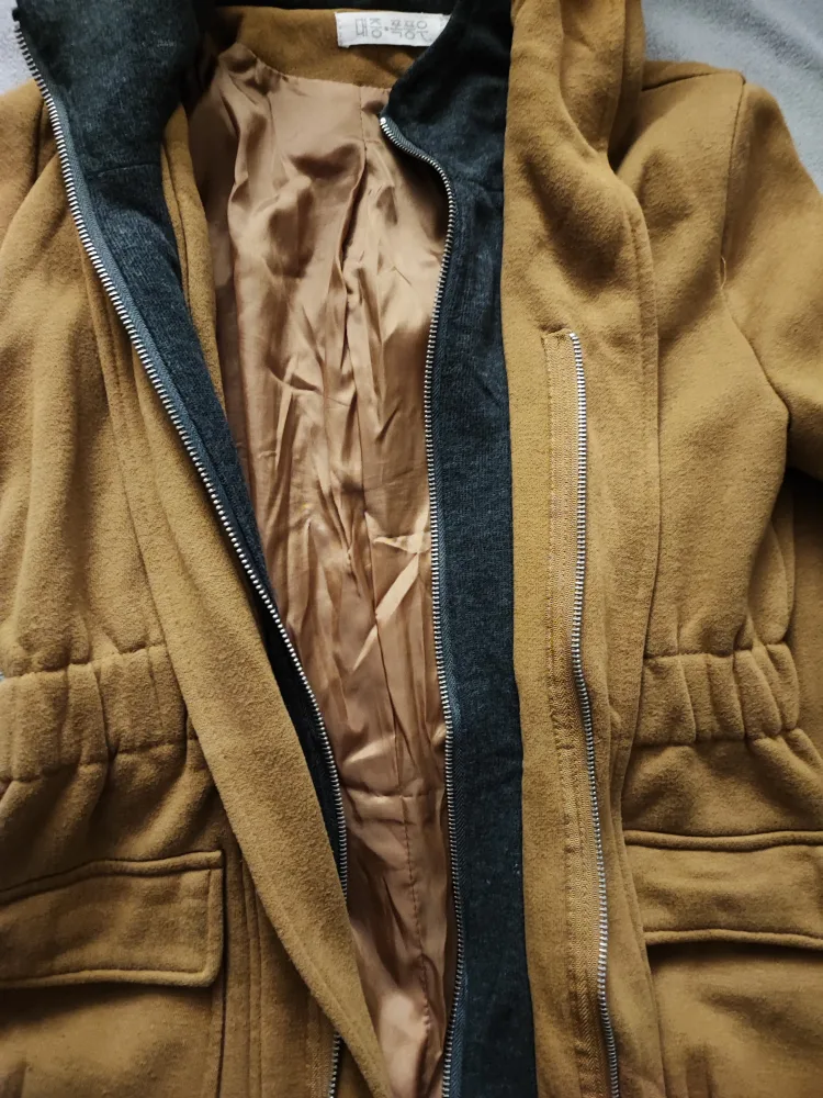 #ThriftyPicks Brown Hooded Winter Coat image indicator(4)