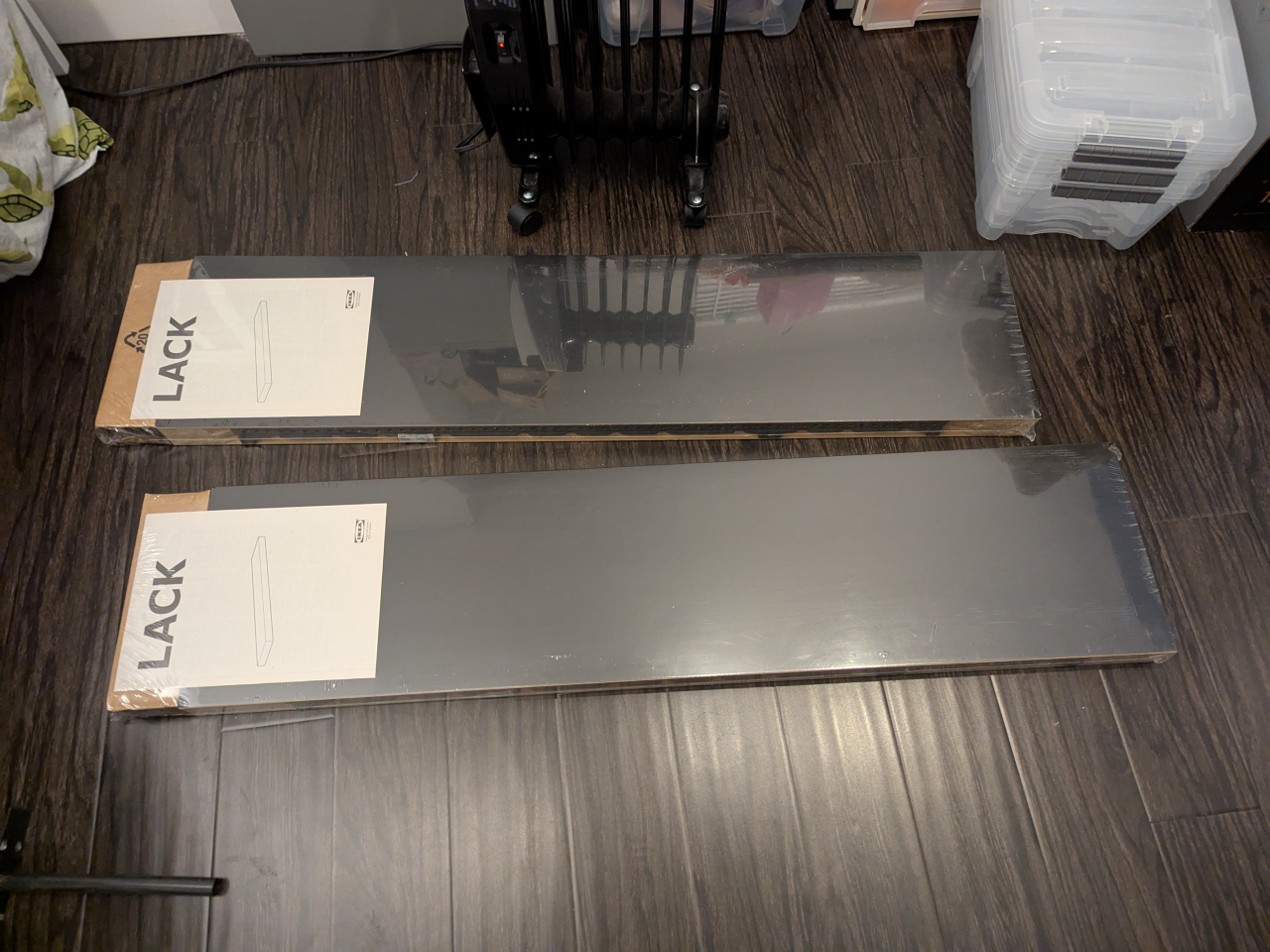 IKEA LACK Wall Shelf - Black x2 (Brand new) White x2 (used) - photo 5