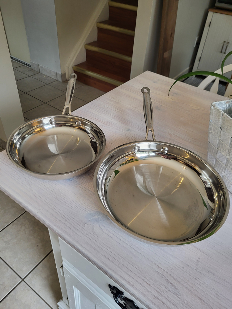 Cuisinart 8-inch and 10-inch Stainless Steel Skillets