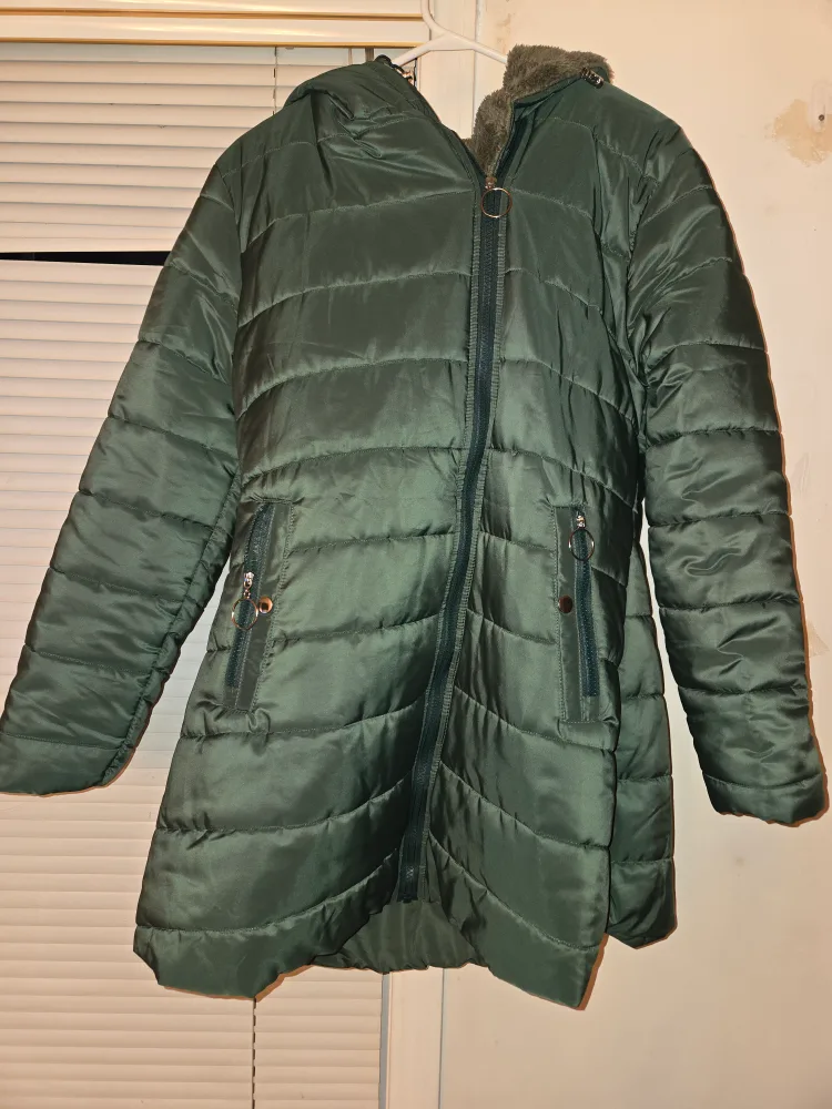 Dark Green Winter Jacket thumbnail