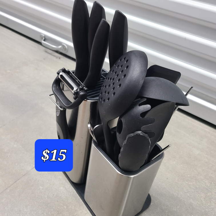 Kitchen Knife Set with Stand