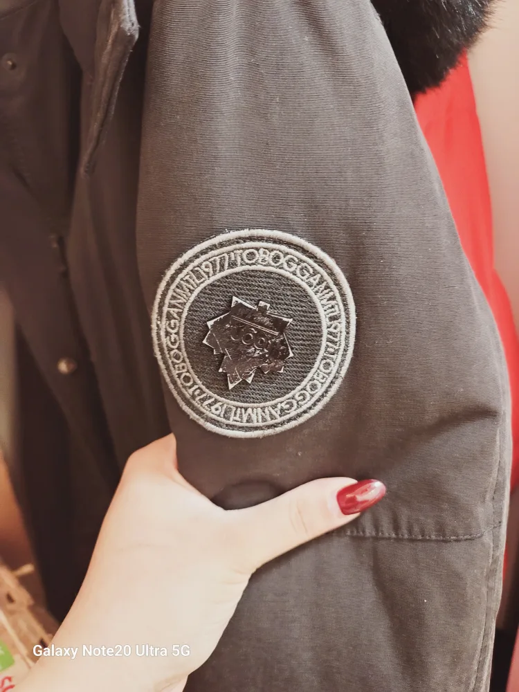 Black Winter Jacket with Fur Hood 50% down image indicator(3)