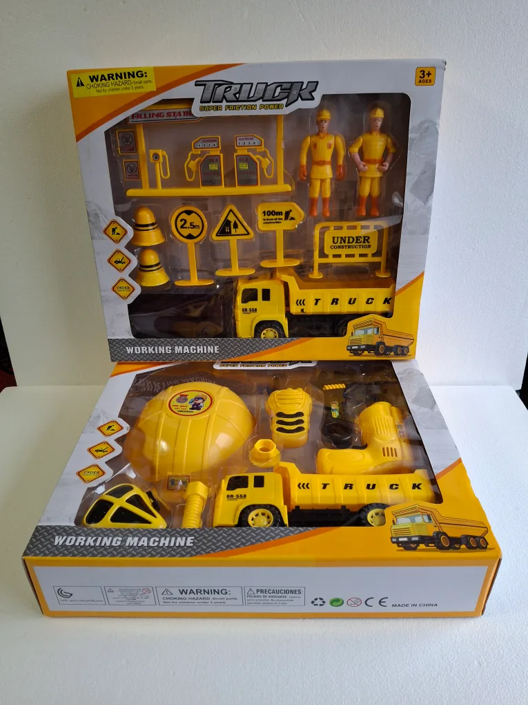 One set of Truck Super Friction Power Under Construction image indicator(4)